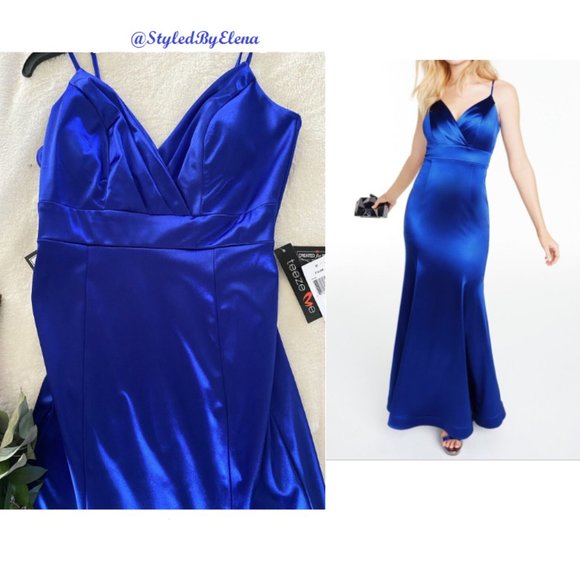 Macy's Royal Blue Dress (Size 18) - Picture 9 of 17